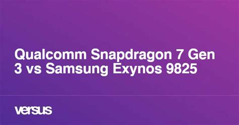 What is the Snapdragon equivalent of the Samsung Exynos 9825 Android.